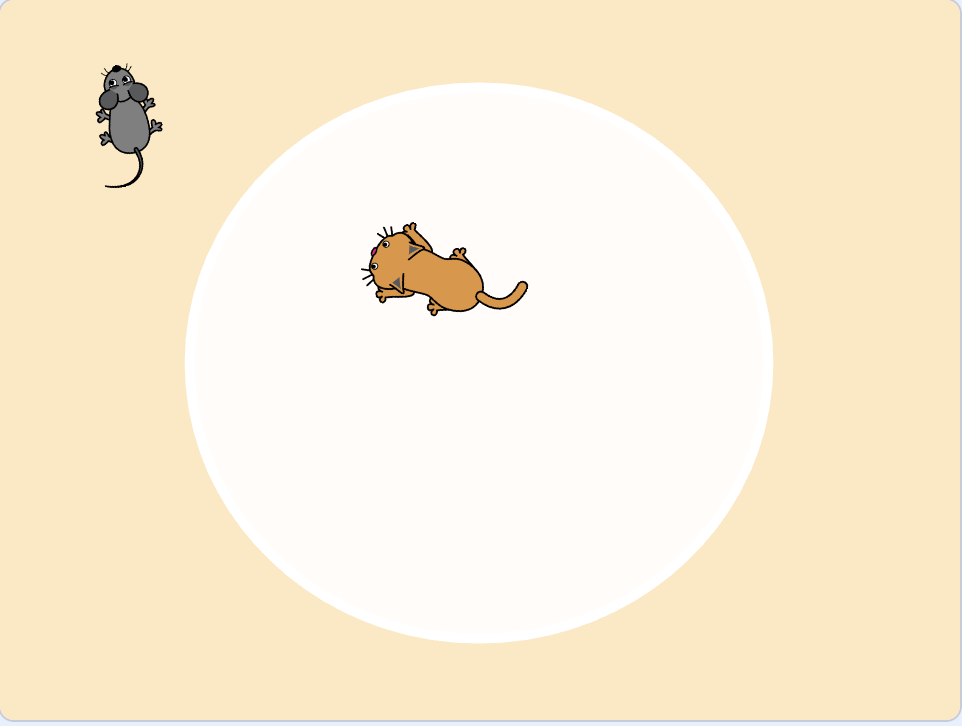 Игра-погоня, созданная в Scratch